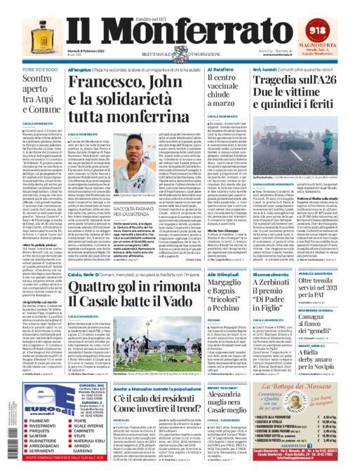 Il Monferrato - Edizione 10 del 08/02/2022